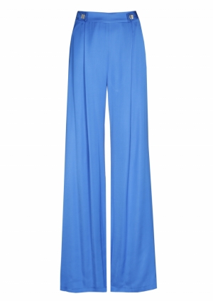 soepelvallende geklede broek,  27 Electric Blu