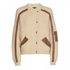 asymmetrische cardigan met eco 31 Brandy