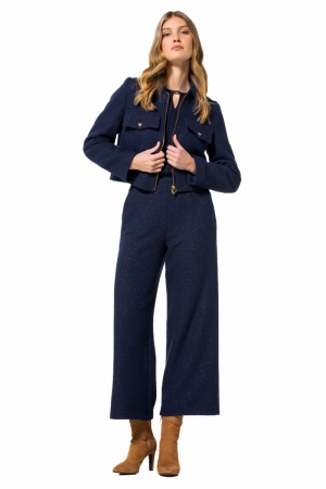 comfortabele korte vest met lu 21 Navy