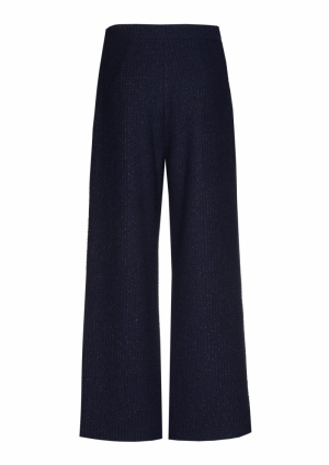 comfortabele broek met lurex,  21 Navy