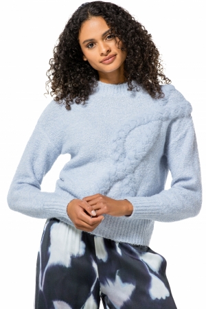 cosy rechtvallende pull 27 Ice Blue