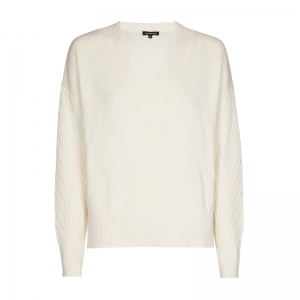 cosy rechtvallende pull 92 Winter White