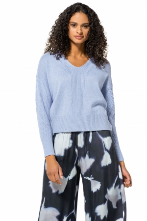 cosy rechtvallende pull 27 Ice Blue