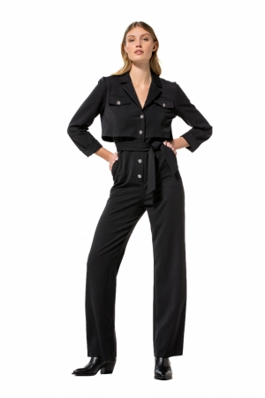 comfortabele elegante jumpsuit 10 Zwart