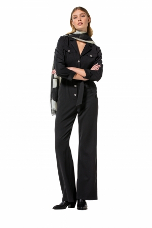 comfortabele elegante jumpsuit 10 Zwart