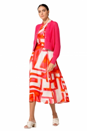 Soepelvallende bolero 72 Fushia