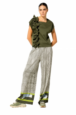 Palazzo broek, normal waist 69 Multi Color