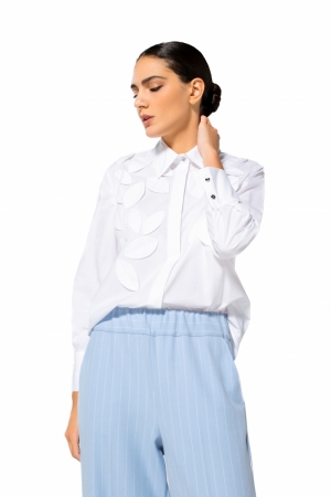 Oversized klassieke kantoenen  90 White