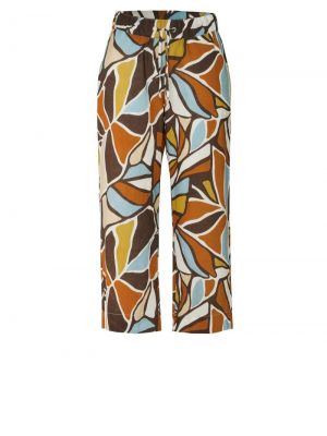 Pia Wide Leg 3/4 78 Cinnamon