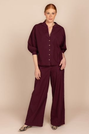 9002 WE TROUSERS BORDEAUX