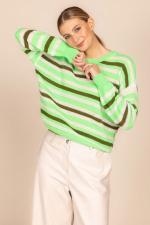 9027 BS SWEATER FLUO KIWI