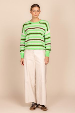 9027 BS SWEATER FLUO KIWI