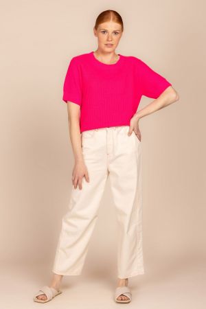 9028 RO SWEATER FUCHSIA FLUO