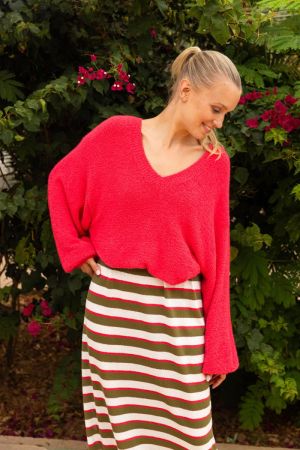 9032 RI SWEATER FRAMBOISE