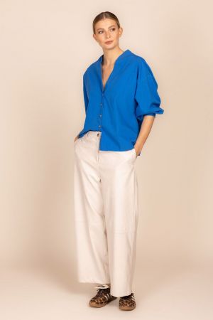 9071 GU TROUSERS ECRU
