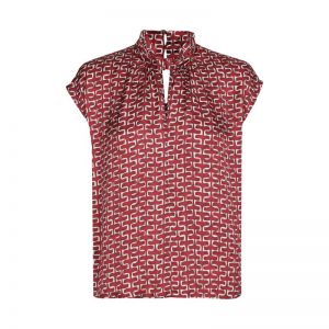 Mouwloze top met abstract moti 59 Multicolor