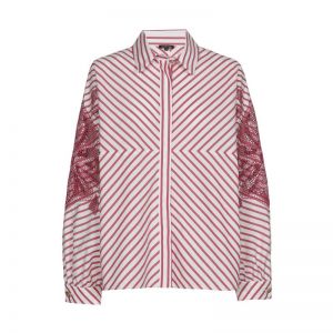 Oversized hemd in katoen met m 59 Multicolor