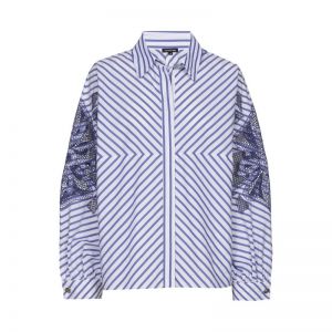 Oversized hemd in katoen met m 29 Multicolor