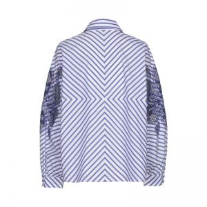 Oversized hemd in katoen met m 29 Multicolor