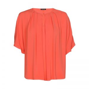 Top met plooidetail 54 Orange