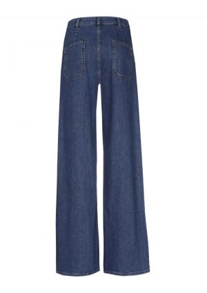 Fantasie jeans met broderie, m 24 Jeans Mid Bl