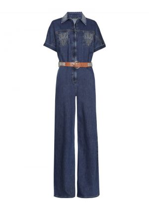 Jumpsuit in denim 23 Jeans Dark B