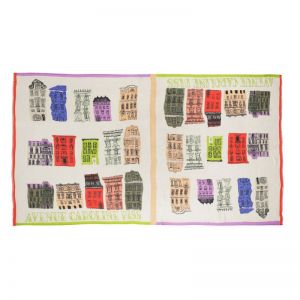 Rechthoekige multi-color sjaal 49 Multi Color