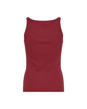 MSCHGubbe Rasmia SL Top Rhubarb black