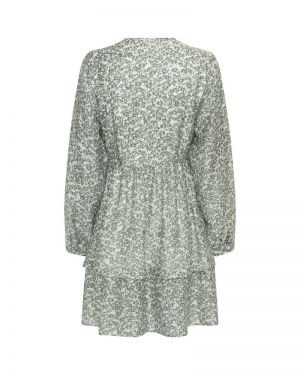 MSCHSeraphina Dress AOP Egret Flower mu