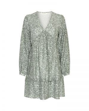 MSCHSeraphina Dress AOP Egret Flower mu