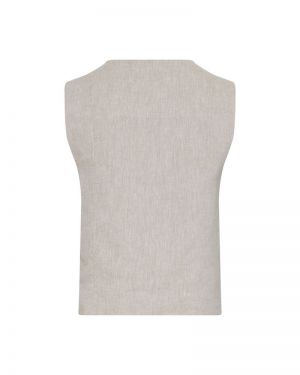 MSCHViana Ginia V Neck Waistco Sand Melange be