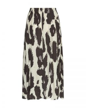 MSCHKaralie Jusia HW Skirt AOP Licorice Leo mu