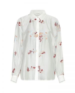 MSCHSabine Shirt EMB Egret white