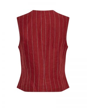 MSCHClaritte Waistcoat STP Rhubarb B Sand