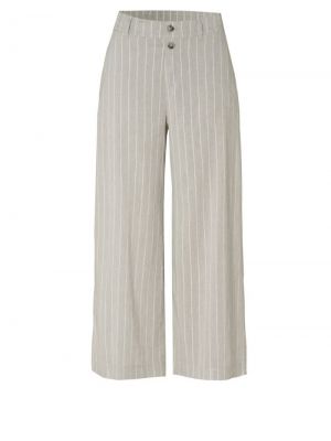 Mara Wide Leg Cropped 110 Beige