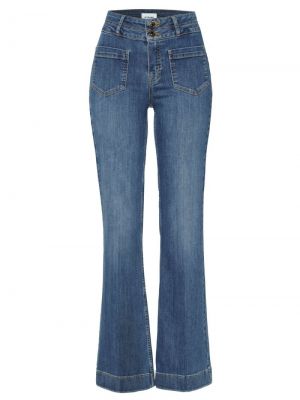 Audrey Bootcut Pocket 351 Mid Blue