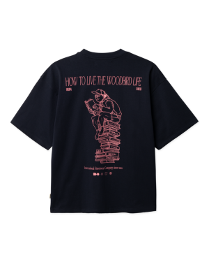 WBBeam Book Tee Dark Navy