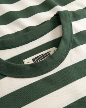 WBBeam Stripe Tee Pine Green
