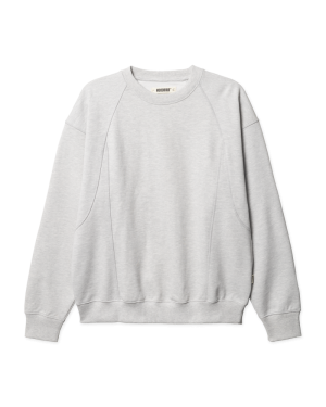 WBCane Cut Crew Light Grey Mela