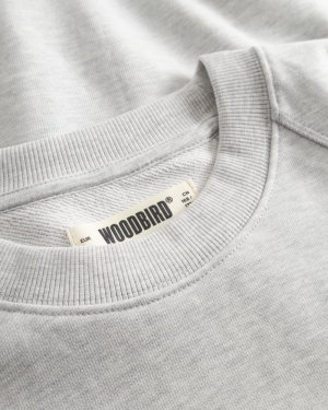 WBCane Cut Crew Light Grey Mela