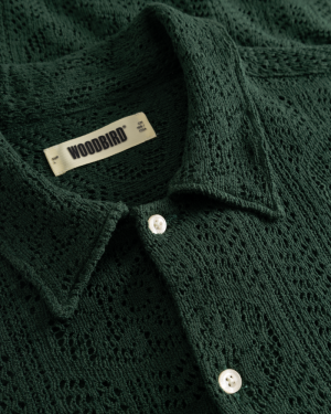WBWang Knit Shirt Pine Green