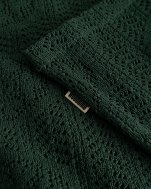 WBWang Knit Shirt Pine Green