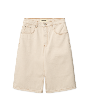 WBShan OW Denim Shorts Off White