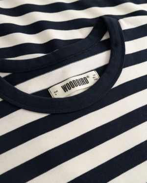 WBJoul Wide Sleeve Stripe Tee Navy-White