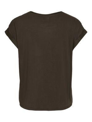 VIELLETTE S/S SATIN TOP - NOOS 4871305 Brown