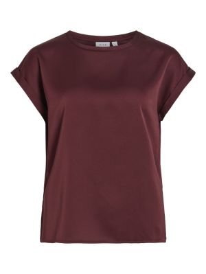 VIELLETTE S/S SATIN TOP - NOOS 5025148 Red
