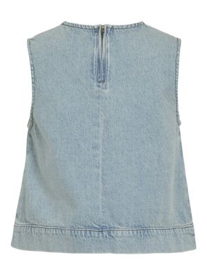 VIPAL O-NECK SHORT LBD DENIM T 5083990 Light B