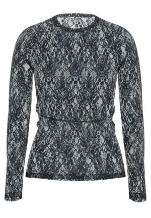 SLFMISTA LS O-NECK TOP 5022913 Dark Sa