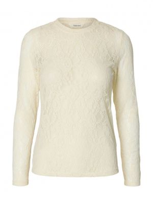 SLFMISTA LS O-NECK TOP 5022912 Egret W