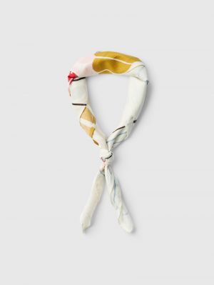 SLFSARA AMOUR SILK SCARF 4966526 Egret W